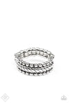 Paparazzi Accessories  - Tangible Texture - Silver Ring