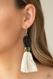 Paparazzi Accessories  - The Dustup - Black Earring