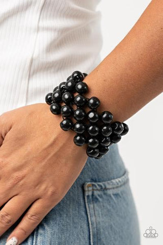 Tiki Tropicana - black - Paparazzi bracelet