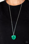 Paparazzi Accessories  - Warmhearted Glow - Green Necklace