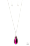 Paparazzi Accessories  - Watch Out For REIGN - Pink Necklace