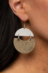 Paparazzi Accessories  - Watching The Sunrise - Brass Earrings