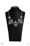 Paparazzi Accessories - Miss YOU-niverse - Silver Necklace (Blockbuster)