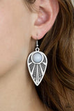 Paparazzi - Take A WALKABOUT - Earrings Silver