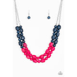 Paparazzi Accessories  - Island Excursion - Pink Bead Necklace